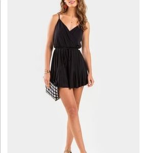 NWT Black Ruffle Romper